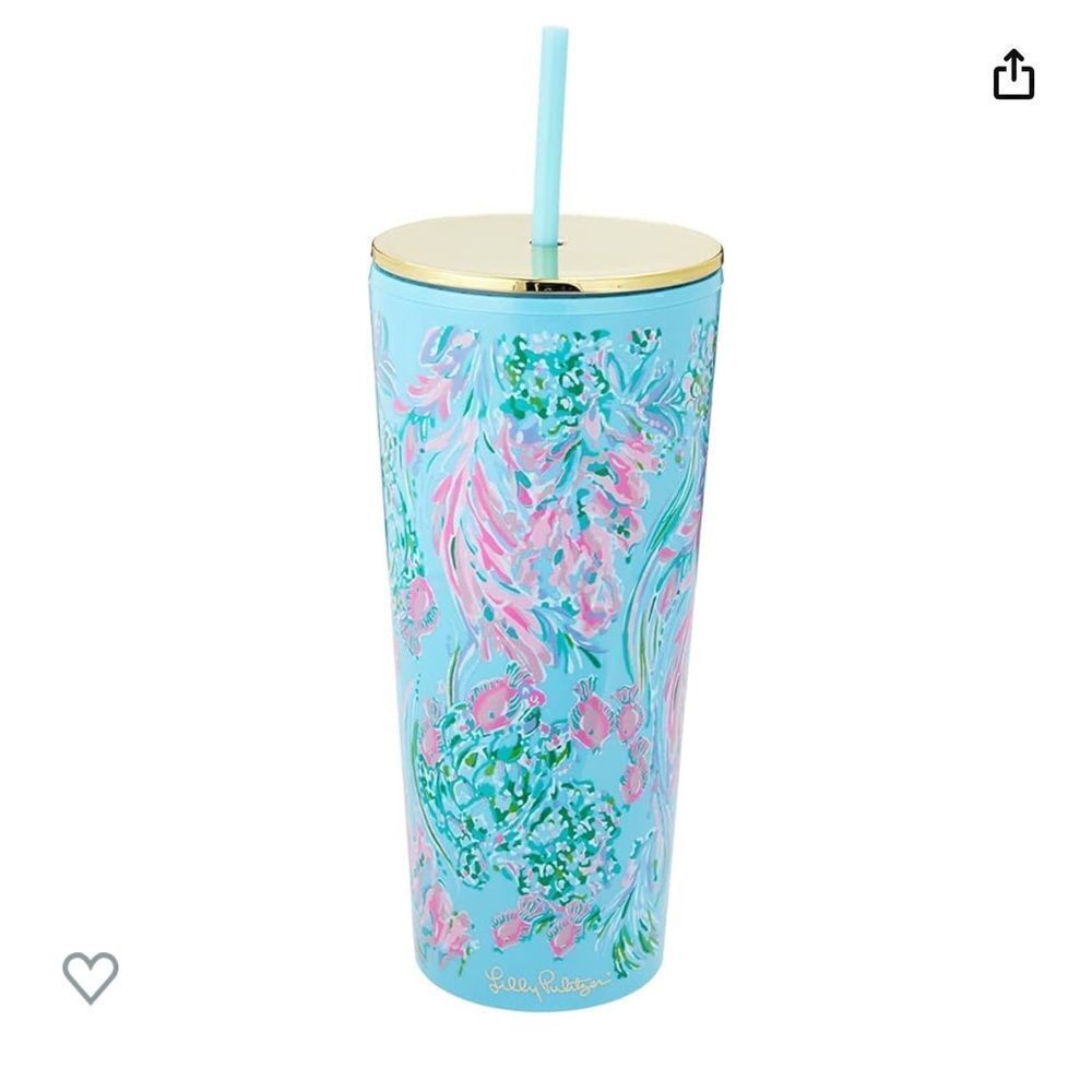 Lilly Pulitzer Floral Tumbler Cup